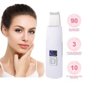 Ultrasonic Skin Scrubber – Deep Facial Cleansing